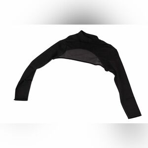 RAYN Black Mock Neck Long Sleeve Crop Top – New - Original Packaging